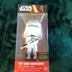 ⭐️4/$25⭐️ Star Wars: First Order Snowtrooper Vinyl Bobble-Head
